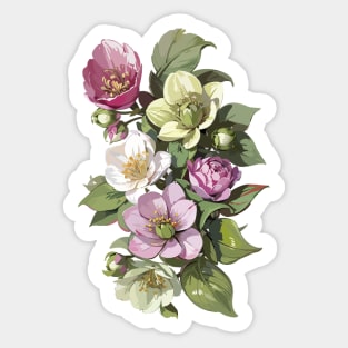 Peonies Sticker